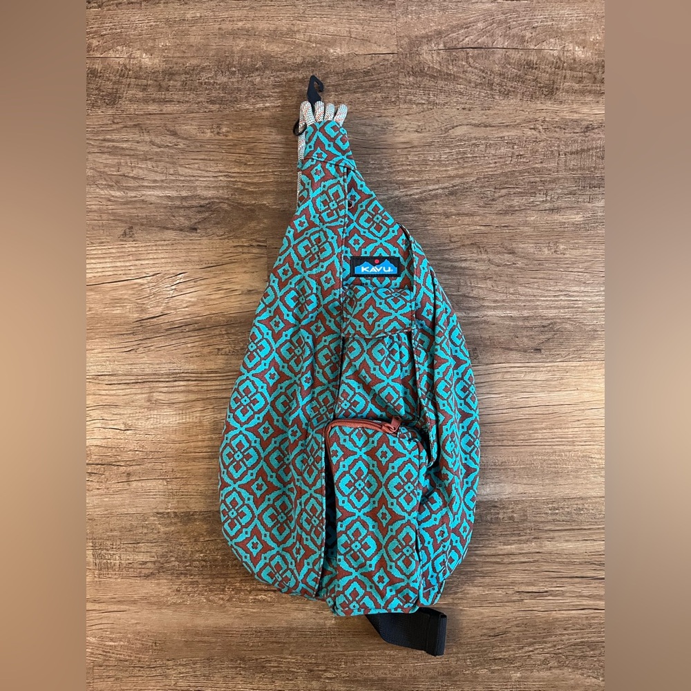 KAVU Original Rope Bag‎ - Compact Lightweight Crossbody - Desert Mosaic NWOT